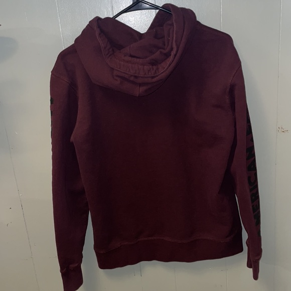 XS American Eagle Maroon Hoodie - Picture 3 of 6